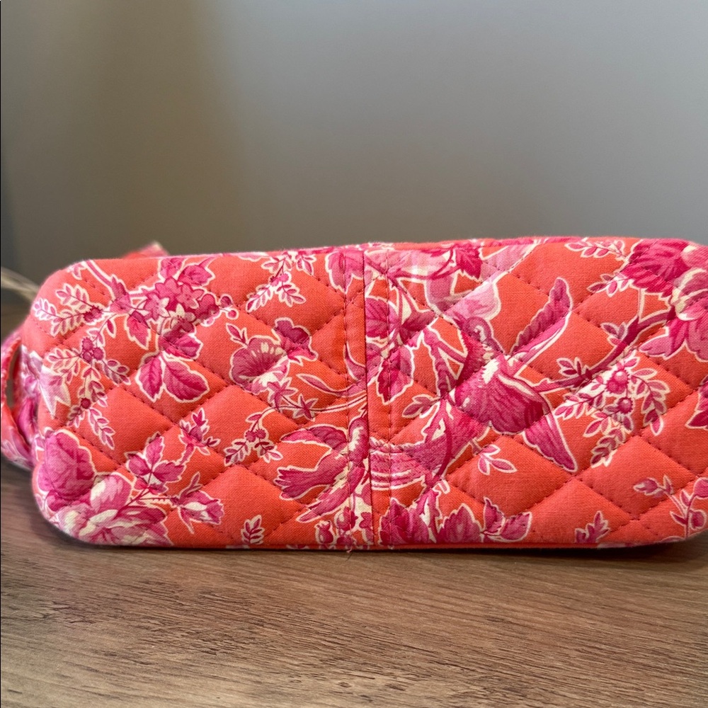 Vera Bradley Pink Floral Quilted Shoulder Bag - Picture 5 of 5